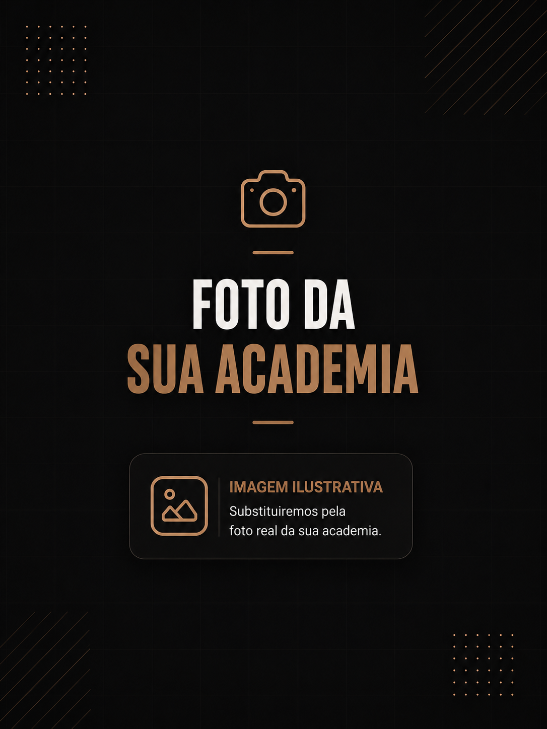 Atleta treinando na (Academia X)